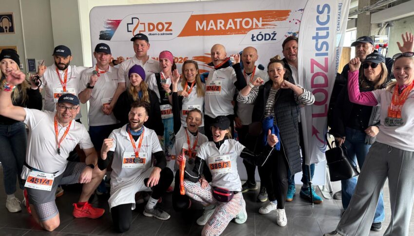 Trzy sztafety LODZistics w sztafecie EKIDEN DOZ Maraton Łódź 2026